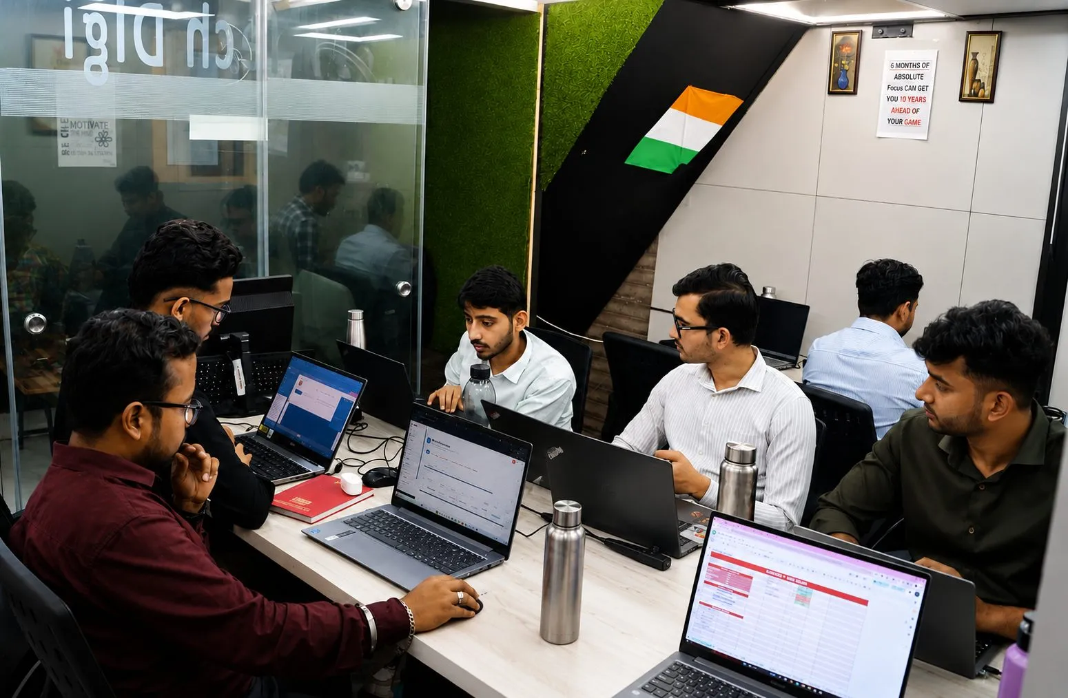 GotechDigi team at the Naraina, New Delhi office